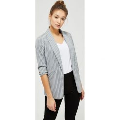 Marynarka w paski. Marynarki damskie Moodo, l, w paski, z elastanu. Za 119,99 zł.