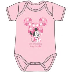 Disney By Arnetta Body Dziewczęce Minnie 68 Różowe. Różowe body niemowlęce Disney By Arnetta, z nadrukiem, z bawełny, bez rękawów. W wyprzedaży za 29,00 zł.