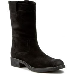 Kozaki NESSI - 926/N Czarny W. Czarne buty zimowe damskie Nessi, z materiału, przed kolano, na wysokim obcasie, na obcasie. W wyprzedaży za 259,00 zł.