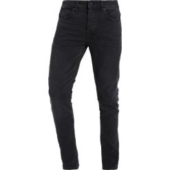 Jeansy męskie: Only & Sons ONSWARP RAW EDGE Jeans Skinny Fit black denim
