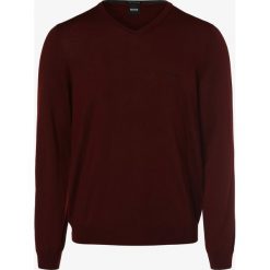 BOSS - Sweter męski – Baram-L, czerwony. Czerwone swetry męskie Boss, m, bez wzorów, z wełny, bez kołnierzyka, bez kaptura. Za 499,95 zł.