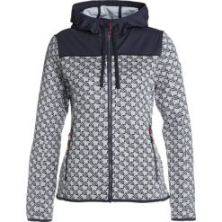 Kurtki sportowe damskie: CMP WOMAN FIX HOOD JACKET Kurtka z polaru argento/blue