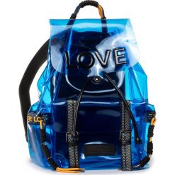 Plecak DESIGUAL - 20SAKP41 5037. Niebieskie plecaki damskie Desigual, bez wzorów, z tworzywa sztucznego, eleganckie, bez dodatków. Za 399,00 zł.