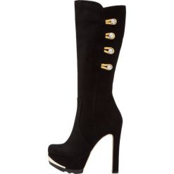 Buty zimowe damskie: Fersengold MAILAND Kozaki na obcasie schwarz/gold