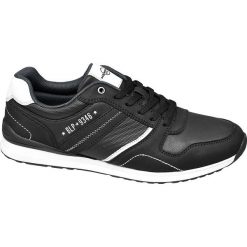 Sneakersy męskie Memphis One czarne. Czarne sneakersy męskie Memphis One, na sznurówki. Za 99,90 zł.