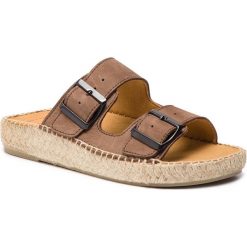 Espadryle TONI PONS - Beny-N Taupe. Pomarańczowe espadryle damskie Toni Pons, bez wzorów, ze skóry, bez obcasa. W wyprzedaży za 189,00 zł.