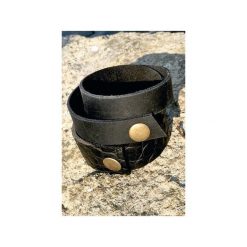 Zestaw Skórzanych Bransoletek Opasek BLACK. Czarne bransoletki damskie marki CADOaccessories, ze skóry. Za 59,00 zł.