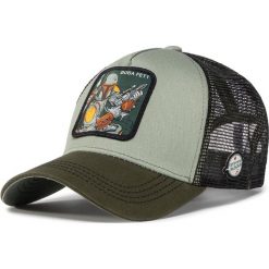 Czapka z daszkiem CAPSLAB - Star Wars Boba Fett CL/SW2/1/BOB3 Green/Black. Zielone czapki męskie CapsLab, z motywem z bajki, z bawełny, retro. Za 129,00 zł.