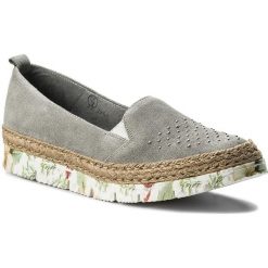 Espadryle MACIEJKA - 02966A-03/00-5 Szary. Szare espadryle damskie marki Maciejka, ze skóry, na płaskiej podeszwie. Za 244,00 zł.
