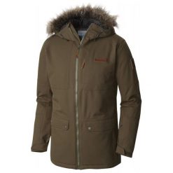 COLUMBIA kurtka Catacomb Crest Peatmoss S. Kurtki sportowe męskie Columbia, s, bez wzorów, ze skóry, bez kaptura, narciarskie. W wyprzedaży za 399,00 zł.