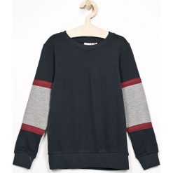 Name it - Bluza dziecięca 122-164 cm. Niebieskie bluzy chłopięce marki Name it, bez wzorów, z bawełny, bez rękawów, bez kaptura. W wyprzedaży za 49,90 zł.