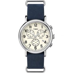 Zegarek Timex Męski TW2P62100 Weekender Chrono niebieski. Niebieskie zegarki męskie marki Timex. Za 299,00 zł.
