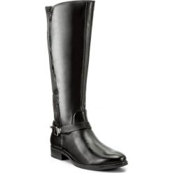 Oficerki CAPRICE - 9-25521-29 Black Nappa 022. Czarne kozaki damskie na obcasie marki Caprice, z materiału. W wyprzedaży za 399,00 zł.