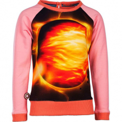 Bluza "Heatwave" w kolorze jasnoróżowo-pomarańczowym ze wzorem. Brązowe bluzy niemowlęce 4FunkyFlavours Kids, z nadrukiem. W wyprzedaży za 102,95 zł.