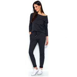 Numinou dres damski NU_nu167 36 ciemnoszary. Szare jeansy damskie Numinou. Za 319,00 zł.