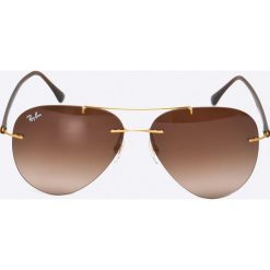 Ray-Ban - Okulary RB8058.157/13. Żółte okulary przeciwsłoneczne damskie . W wyprzedaży za 579,90 zł.