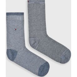 Tommy Hilfiger - Skarpetki (2-Pack). Szare skarpetki damskie TOMMY HILFIGER, z bawełny. W wyprzedaży za 29,90 zł.