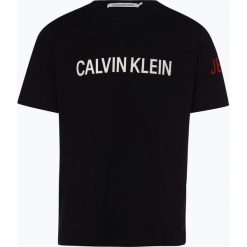 Calvin Klein Jeans - T-shirt męski, niebieski. Niebieskie t-shirty męskie marki Calvin Klein Jeans, xl, bez wzorów, z bawełny, bez kołnierzyka. Za 179,95 zł.