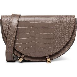 Torebka CREOLE - K10702 Szary Wąż. Szare listonoszki damskie Creole, na imprezę, bez wzorów, ze skóry, bez dodatków. Za 219,00 zł.