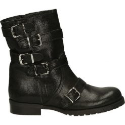 Botki - 695 LAM NERO. Czarne botki damskie skórzane Venezia. Za 299,00 zł.