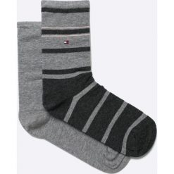 Tommy Hilfiger - Skarpetki (2-pack). Szare skarpetki damskie TOMMY HILFIGER, z bawełny. W wyprzedaży za 34,90 zł.