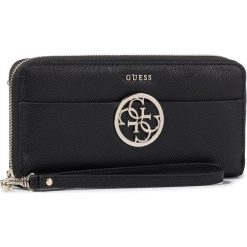 Duży Portfel Damski GUESS - Kamryn (Sa) Slg SWSA66 91460 BLA. Czarne portfele damskie Guess, z aplikacjami, ze skóry ekologicznej. Za 279,00 zł.