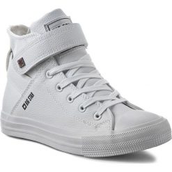 Trampki BIG STAR - V274541 White. Białe półbuty damskie marki BIG STAR, bez wzorów, z gumy, bez zapięcia. Za 129,00 zł.