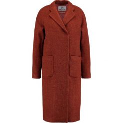 Płaszcze damskie: Brixtol Textiles DEB Płaszcz wełniany /Płaszcz klasyczny rust