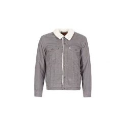 Kurtki jeansowe Levis TYPE 3 SHERPA TRUCKER. Szare kurtki męskie Levi's®, s, bez wzorów, z jeansu, bez kaptura. Za 455,20 zł.