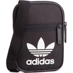 Saszetka adidas - Festvl B Trefoi DV2405 Black/White. Czarne torby męskie skórzane marki Adidas, bez wzorów, z materiału, młodzieżowe. Za 69,95 zł.