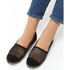 Tomsy damskie: Czarne Espadryle Mangata