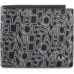 Duży Portfel Męski MICHAEL MICHAEL KORS - Billfold W Coin Pocket 39S9LMNF3U Blk/Wht. Czarne portfele męskie MICHAEL Michael Kors, bez wzorów, ze skóry. Za 379,00 zł.