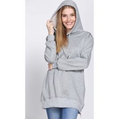 Szara Bluza Sacrifice. Szare bluzy rozpinane damskie Born2be, l, z kapturem. Za 79,99 zł.