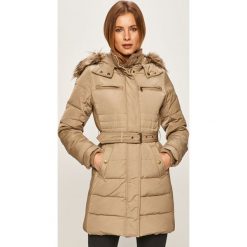Pepe Jeans - Kurtka puchowa Lynn. Szare kurtki damskie Pepe Jeans, s, w paski, z poliesteru, długie. W wyprzedaży za 629,90 zł.