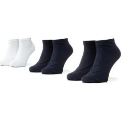 Zestaw 3 par niskich skarpet unisex KAPPA - Sonor 704275 Navy 821. Niebieskie skarpetki damskie Kappa, bez wzorów, z elastanu. Za 19,95 zł.