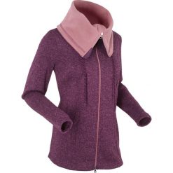 Bluzy damskie: Bluza rozpinana z polaru, długi rękaw bonprix czarny bez melanż