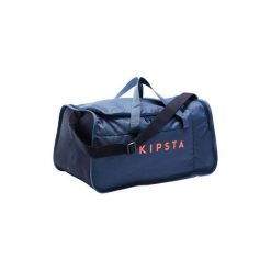 Torba sportowa Kipocket 40 Litrów. Niebieskie torby męskie sportowe KIPSTA, bez wzorów, z poliesteru, sportowe. Za 29,99 zł.