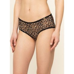 Figi klasyczne Gossard Glossies Leopard 13104. Pomarańczowe figi damskie Gossard, xs, bez wzorów, z elastanu. W wyprzedaży za 99,00 zł.