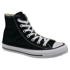 Converse Chuck Taylor All Star Hi m9160c 44,5 Czarne. Czarne buty sportowe męskie marki Converse, z tkaniny. W wyprzedaży za 269,99 zł.