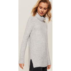 Sweter z golfem - Jasny szar. Szare golfy damskie House, l. Za 89,99 zł.