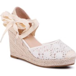 Espadryle DEEZEE - WS270901-01 Beżowy. Brązowe espadryle damskie DeeZee, bez wzorów, ze skóry ekologicznej, bez obcasa, na obcasie. Za 89,99 zł.