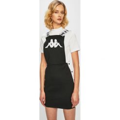 Kappa - Sukienka. Czarne sukienki damskie Kappa, na co dzień, s, bez wzorów, z elastanu, casualowe, bez kołnierzyka, bez rękawów, mini, proste. Za 349,90 zł.