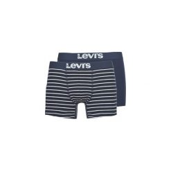Bokserki Levis LEVIS 200SF VINTAGE STRIPE 0312 BOXER BRIEF 2P. Niebieskie bokserki męskie Levi's®, bez wzorów. Za 109,00 zł.