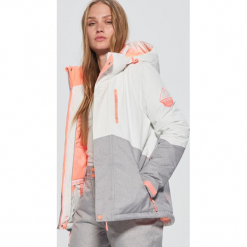 Kurtka snowboardowa - Jasny szary. Szare bomberki damskie Cropp, l. Za 329,99 zł.