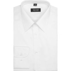 Koszula verson 9001 długi rękaw slim fit biały. Białe koszule męskie slim Recman, m, z długim rękawem. Za 49,99 zł.