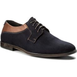 Półbuty SERGIO BARDI - Ariano SS127329618MD 407. Niebieskie półbuty męskie marki Sergio Bardi, na co dzień, bez wzorów, ze skóry, eleganckie, bez zapięcia. W wyprzedaży za 179,00 zł.