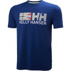 Helly Hansen T-Shirt Męski Rune Ss Tee, Sodalite Blue L. Niebieskie t-shirty męskie marki Helly Hansen. W wyprzedaży za 99,00 zł.