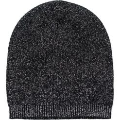 Czapka damska beanie Srebrna nić grafitowa. Szare czapki zimowe damskie Art of Polo. Za 42,47 zł.
