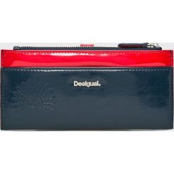 Desigual - Portfel. Niebieskie portfele damskie marki Desigual, bez wzorów, z poliesteru. Za 229,90 zł.