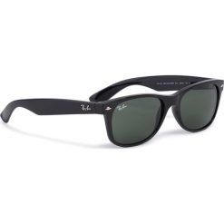 Okulary przeciwsłoneczne RAY-BAN - New Wayfarer 0RB2132 901L Black/Green. Czarne okulary przeciwsłoneczne damskie Ray-Ban. W wyprzedaży za 399,00 zł.